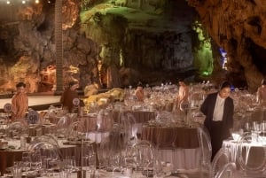 Caverna Halong Dragon Pearl: Espetáculo artístico ao vivo e jantar