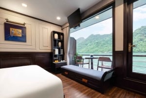 Croisière de luxe 5 étoiles de 2 jours : cabine avec balcon et baignoire, kayak