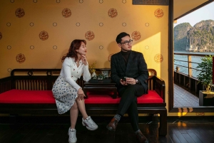 Halong & Lan Ha Bay: Nostalgia Cruise with Balcony Suite