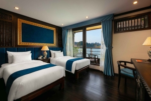 Halong & Lan Ha Bay: Nostalgia Cruise with Balcony Suite