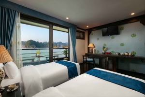 Halong & Lan Ha Bay: Nostalgia Cruise with Balcony Suite