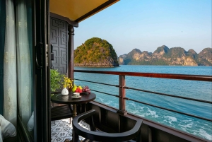 Halong & Lan Ha Bay: Nostalgia Cruise with Balcony Suite