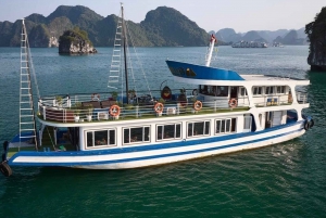 Hanoi: Crucero de 1 día por la Bahía de Ha Long/Isla Pitop y Cueva de Luon