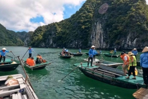 Hanoi: 1-dniowy rejs po zatoce Ha Long/wyspa Titop i jaskinia Luon