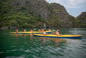Full Day Halong Bay, Bus, Guide, Meal, Kayaking, Cave, Swim