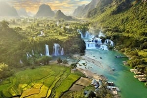 Hanoi: 2-dages guidet vandfalds- og grottetur til Ban Gioc med mad