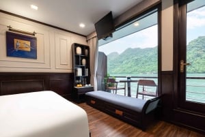 Hanoi: 2-dages Halong & Lan Ha Bay 5-stjernet krydstogt med balkon