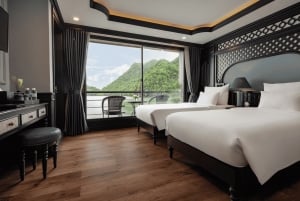 Hanoi: 2-Day Halong-Lan Ha Bay BEST SELLER 5* cruise balcony