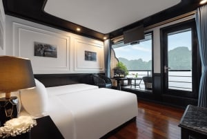 Hanoi : 2-Day Halong-Lan Ha Bay BEST SELLER 5* cruise balcony