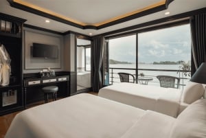 Hanoi : 2-Day Halong-Lan Ha Bay BEST SELLER 5* cruise balcony