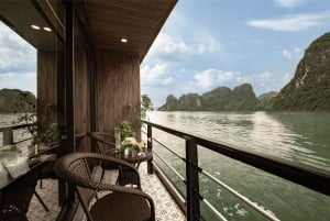 Hanoi: 2-Tages Halong-Lan Ha Bay BEST SELLER 5* Kreuzfahrt Balkon