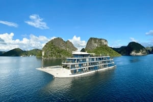 Hanoi: 2-daagse Halong-Lan Ha Bay BESTE VERKOOP 5* cruise balkon