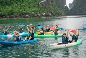 Hanói: Crucero de 2 días Halong-Bahía de Lan Ha BEST SELLER 5* balcón