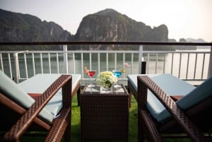 Hanoi: 2-dniowy rejs po zatoce Halong-Lan Ha BEST SELLER 5* z balkonem