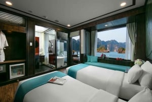 Hanoi: 2-dages Halong-Lan Ha Bay BEST SELLER 5* krydstogt med balkon