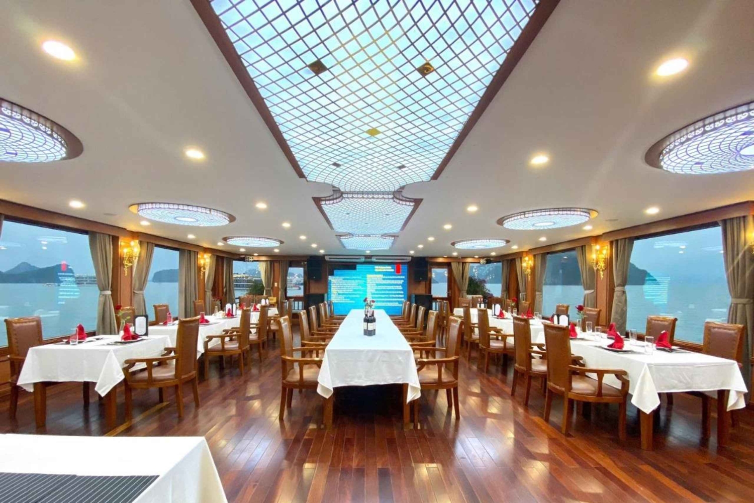 Hanoi: 2-daagse luxe cruise naar Halong en Lan Ha Bay met balkon