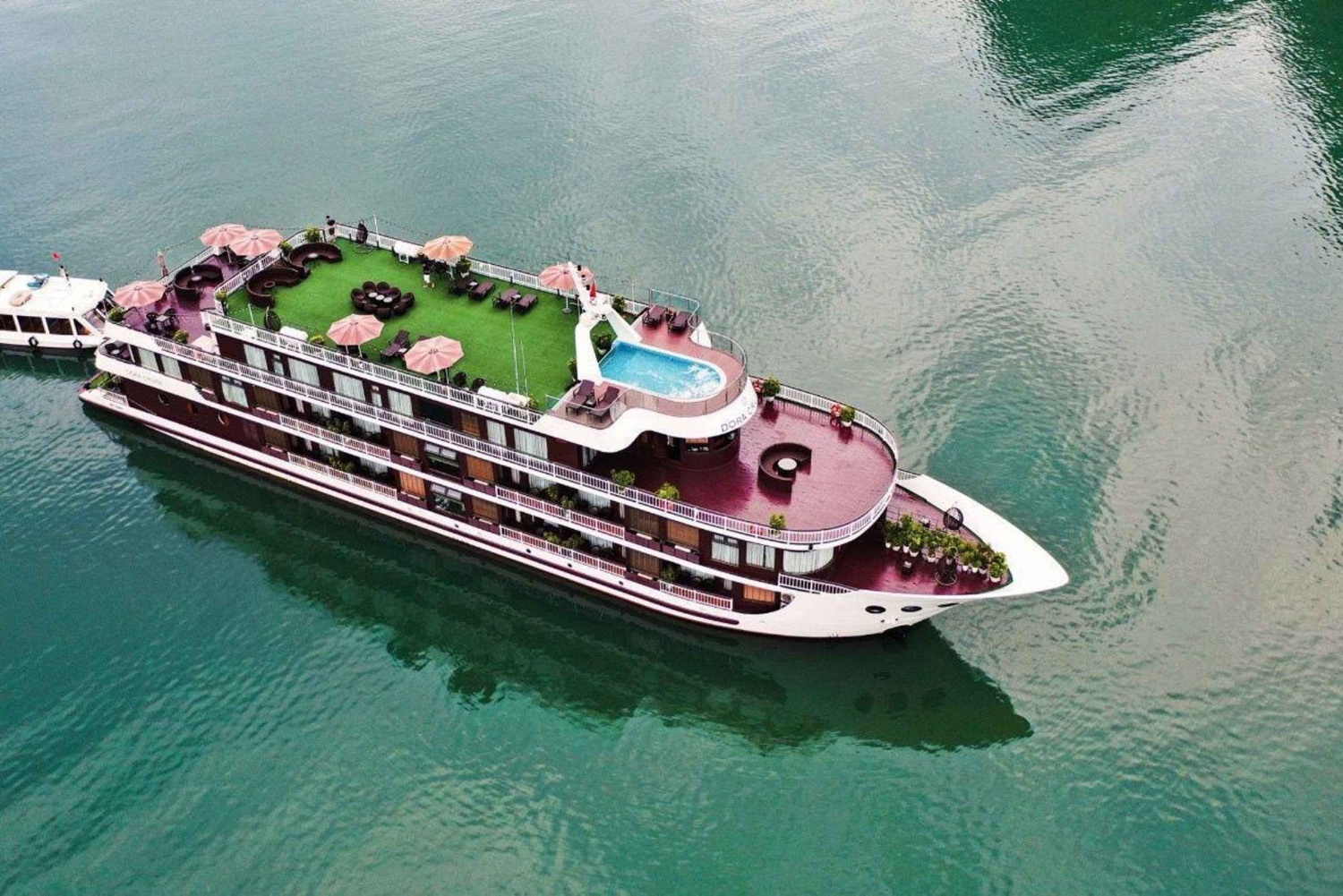 Hanoi: 2-daagse luxe cruise naar Halong en Lan Ha Bay met balkon
