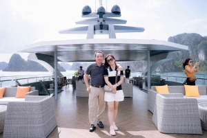 Hanoi: 2-daagse luxe cruise naar Halong en Lan Ha Bay met balkon