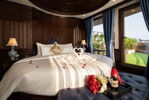 Hanoi: 2-dagers Lan Ha Bay 5-stjerners cruise med privat balkong