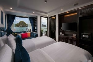 Hanoï : croisière 5 étoiles de 2 jours dans la baie de Lan Ha avec balcon privé