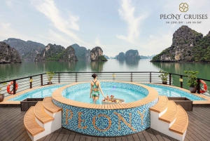 Hanoi: 2-dagers Lan Ha & Halong Bay 5-stjerners cruise med balkong