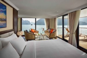 Hanoi: 2-dagers Lan Ha & Halong Bay 5-stjerners cruise med balkong