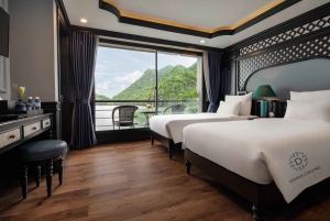 Hanoi: 2-dages Lan Ha & Halong Bay 5-stjernet krydstogt med balkon