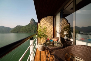 Hanoi: 2-dages Lan Ha & Halong Bay 5-stjernet krydstogt med balkon