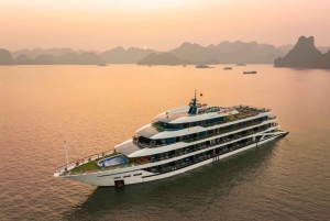 Hanoi: 2-Day Lan Ha & Halong Bay 5 Stars Cruise with Balcony
