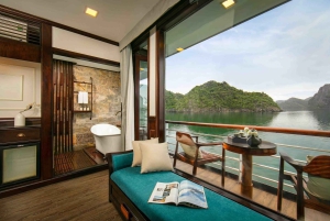 Hanoi: 2-Day Lan Ha & Halong Bay 5 Stars Cruise with Balcony
