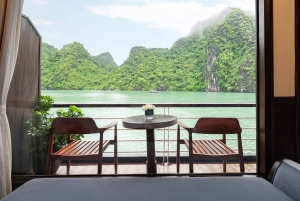 Hanoi: 2-Day Lan Ha & Halong Bay 5 Stars Cruise with Balcony
