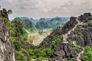 ハノイ発：ニンビン、ククフォン国立公園、タムコック 2日間自転車ツアー