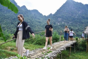 Hanoi: 2-daagse Pu Luong-trekking met gids, afzetten in Ninh Binh