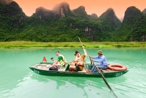 Hanói: excursão de 2 dias a Ninh Binh e Baía de Halong com traslado