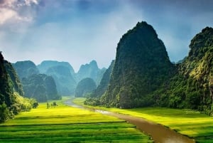 Hanói: excursão de 2 dias a Ninh Binh e Baía de Halong com traslado