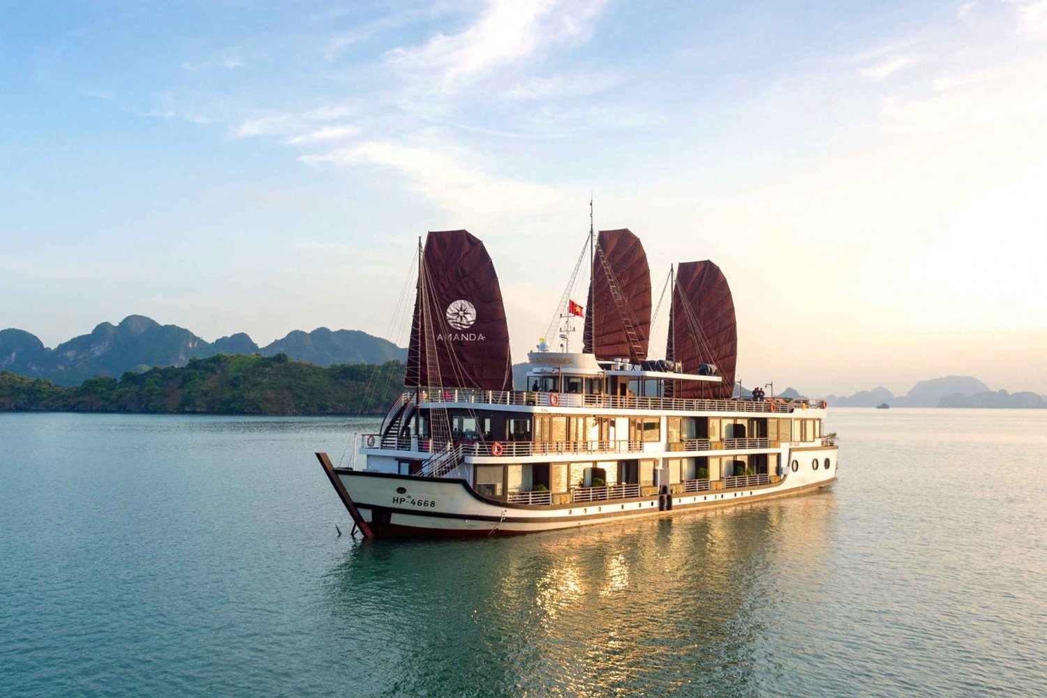 Hanói: 2D1N Ha Long, Bahía de Lan Ha en Crucero de Lujo Amanda