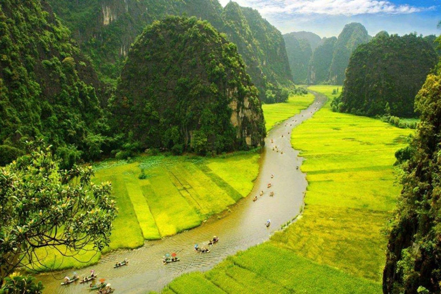 Hanói: 2D1N Ninh Binh - Hoa Lu, Tam Coc, Trang An, Cueva de Mua