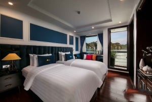 Hanoi: Croisière 5 étoiles de 3 jours dans la baie de Lan Ha et chambre avec balcon privé
