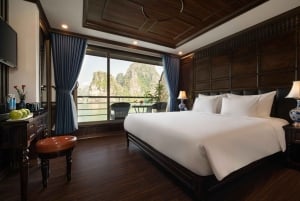 Hanoi: 3-dagers Lan Ha Bay 5-stjerners cruise og privat balkongrom