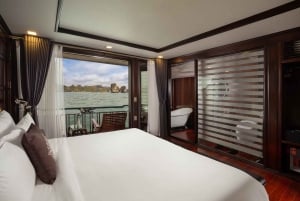 From Hanoi: 5-Star Halong Bay Overnight Cruise with Balcony