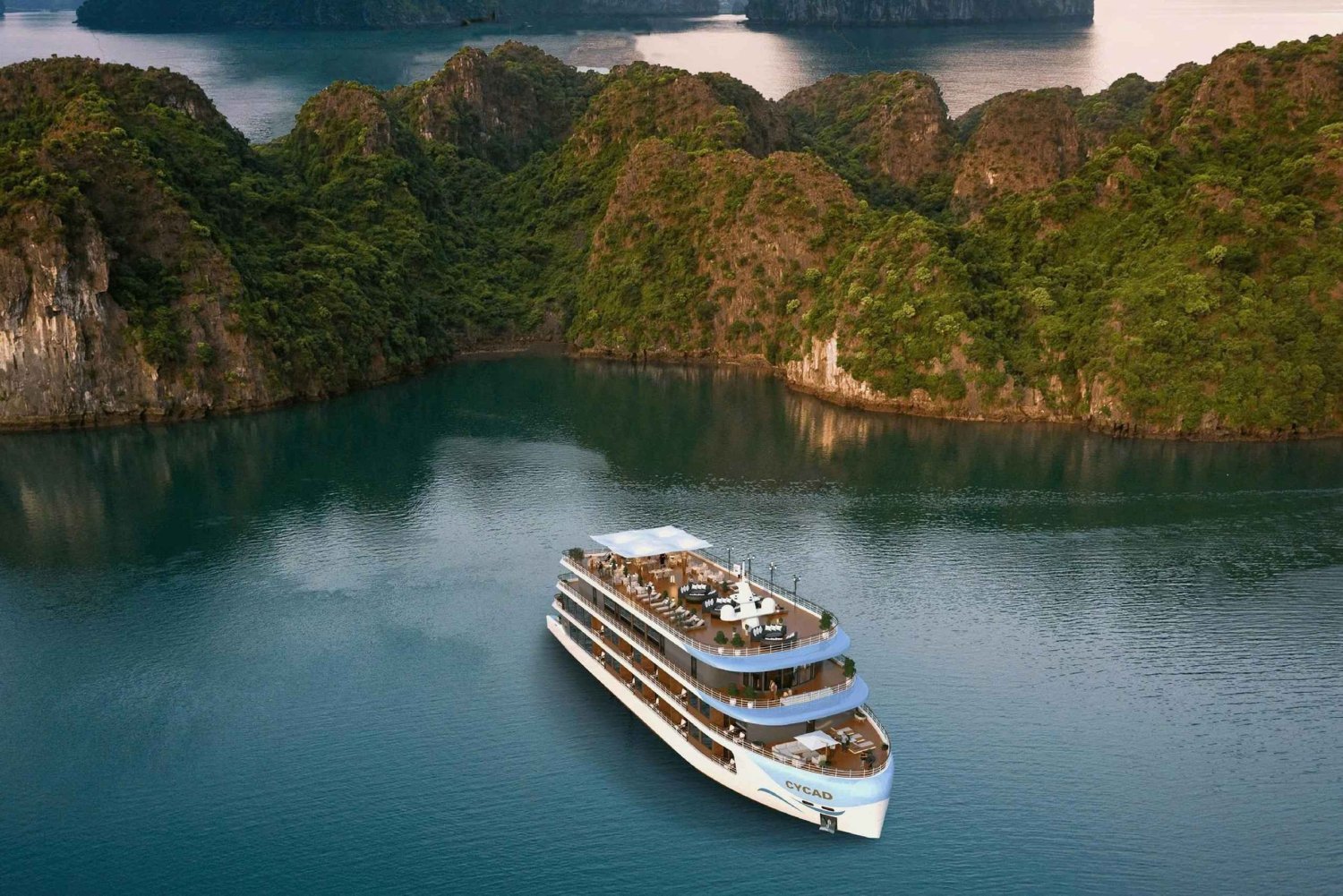 Hanoi: 6-Star Cruise Bai Tu Long Bay 2-Day Bath-tub, Balcony