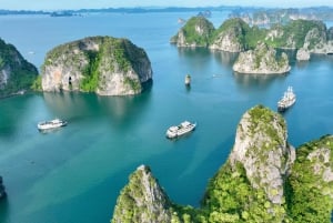 6 tähden Cycad-risteily Bai Tu Long Baylla, 2 päivää, amme, parveke