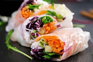 Hanoi: tour gastrónomico de 7 degustaciones con el Tren de la Calle