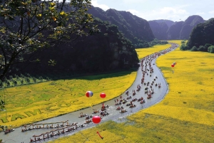 Hanoi Bai Dinh-pagoden, Nhat Tru-pagoden eller Trang An, Mua-grotten