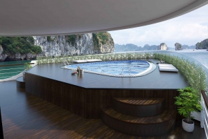 From Hanoi: 2-Day Luxury Cruise of Ha Long and Lan Ha Bay