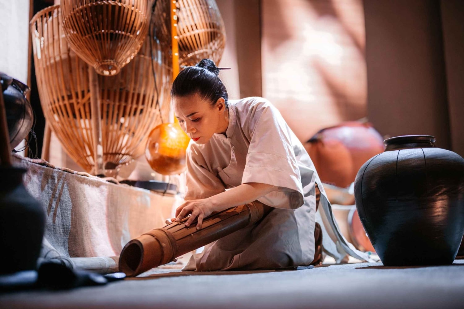 Ханой: поездка на скутере по деревне Бат-Чанг, гончарная деревня, живое шоу GOM