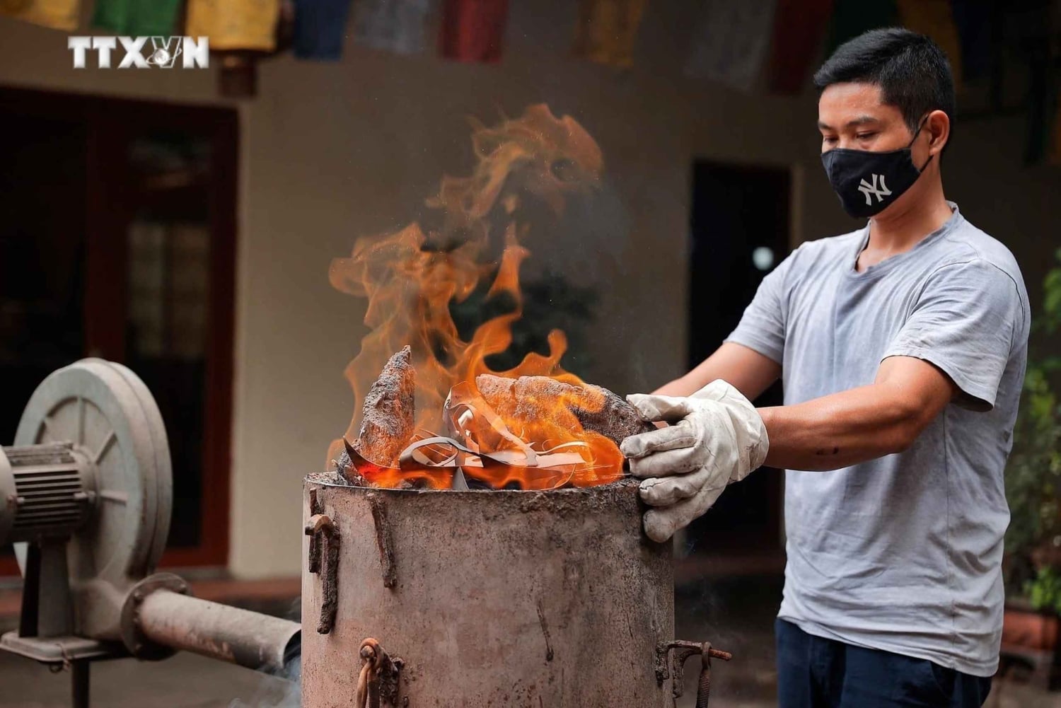 Aldeia de Fundição de Bronze de Hanói, Pagode Tran Quoc, Rua do Comboio