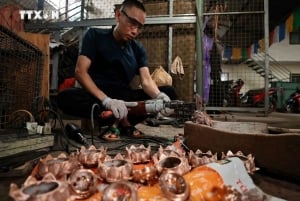 Aldeia de Fundição de Bronze de Hanói, Pagode Tran Quoc, Rua do Comboio