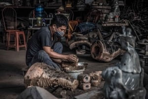 Aldeia de Fundição de Bronze de Hanói, Pagode Tran Quoc, Rua do Comboio