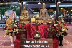 Aldeia de Fundição de Bronze de Hanói, Pagode Tran Quoc, Rua do Comboio